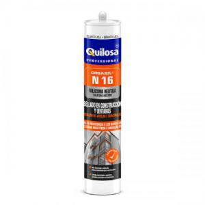 SILICONA NEUTRA NEGRA 300ml QUILOSA (T041038)